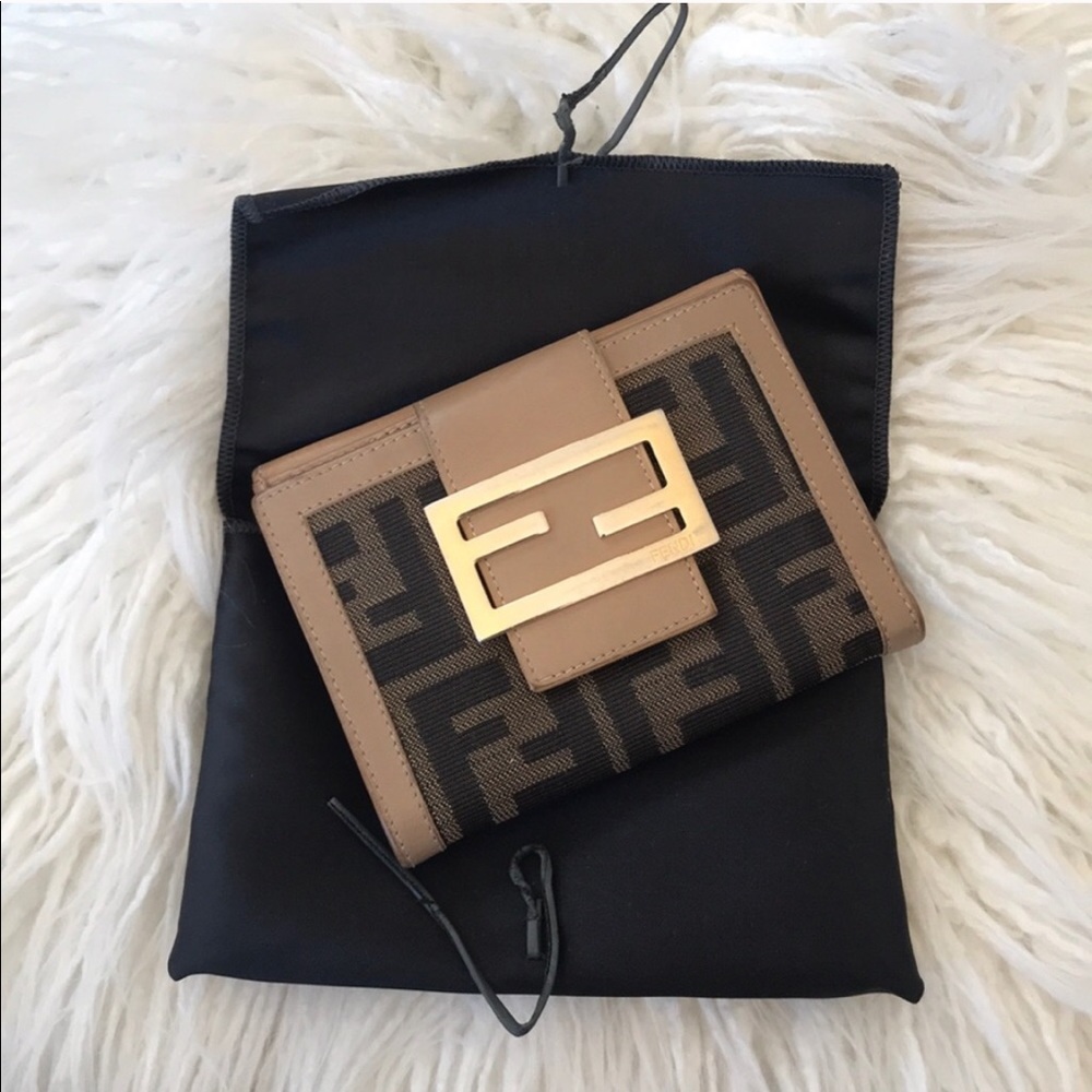 Fendi Monogram Wallet with the original dust bag
